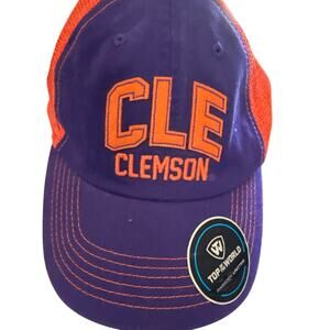 Top of the World Clemson Tigers Snapback Hat Purple/Orange CLE